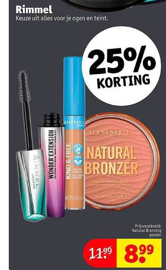 Kruidvat Rimmel aanbieding