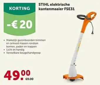 Stihl elektrische kantenmaaier fse31