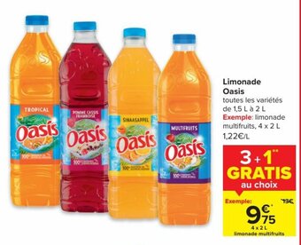 Carrefour Limonade Oasis aanbieding