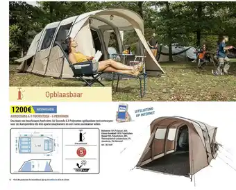 Decathlon Air Seconds 6.3 Polykatoen - 6 Personen aanbieding