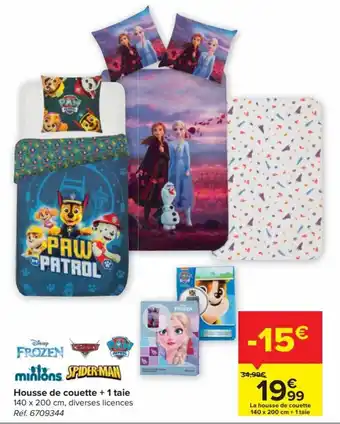 Housse de couette + 1 taie