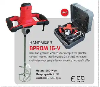 Handmixer Brom 16-v