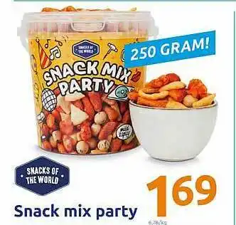 Action Snack Mix Party 250g aanbieding