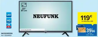 Carrefour Neufunk NK32GRG5N aanbieding