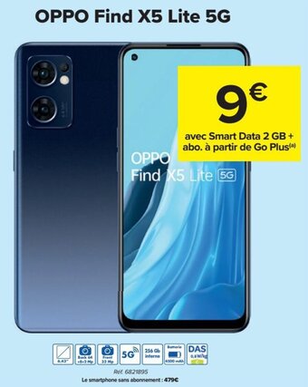 Carrefour Oppo Find X5 Lite 5G aanbieding
