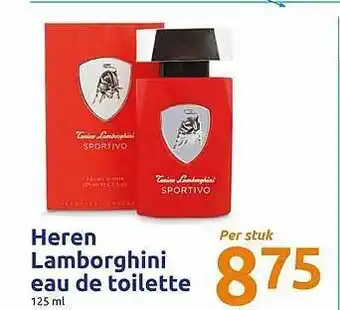 Action Heren Lamborghini Eau De Toilette 125 ml aanbieding