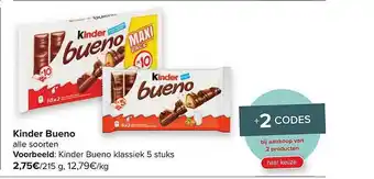 Carrefour Market Kinder Bueno 215g aanbieding