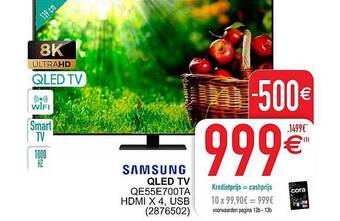 Cora Samsung Qled Tv aanbieding