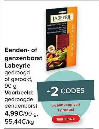 Eenden- Of Ganzenborst Labeyrie 90g