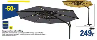Hangparasol Met Ledverlichting