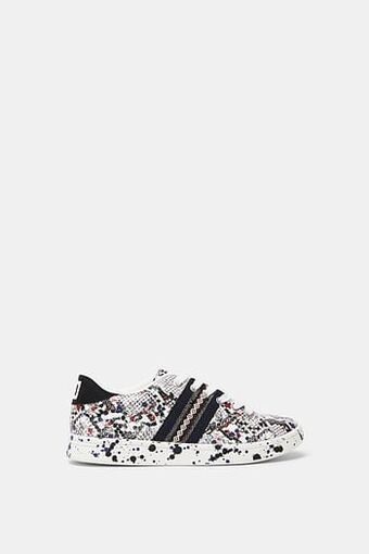 Desigual Sneakers in slangenleerlook - BLACK - 36 aanbieding