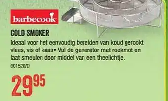 HandyHome Barbecook Cold Smoker aanbieding