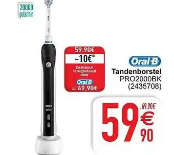 Cora Oral B Tandenborstel Pro2000bk aanbieding
