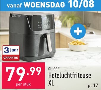 Quigg heteluchtfriteuse XL