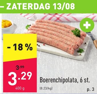 Boerenchipolata, 6 st. 400g