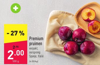 ALDI Premium pruimen 500g aanbieding