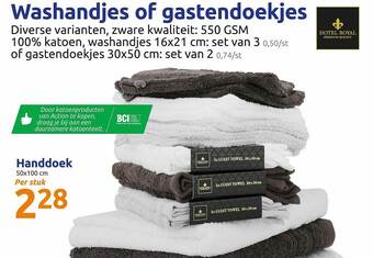 Action Handdoek 50x100 Cm aanbieding