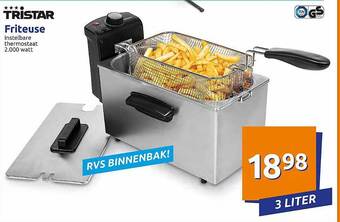 Action Tristar Friteuse 3 liter aanbieding