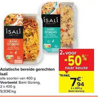 Aziatische Bereide Gerechten Isali 400g
