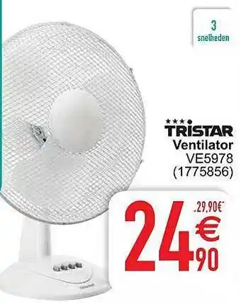 Cora Tristar Ventilator Ve5978 aanbieding
