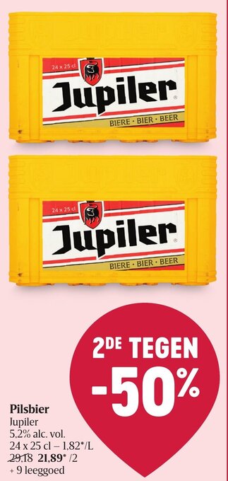 Delhaize Pilsbier Jupiler aanbieding