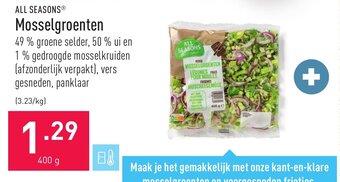 ALDI All seasons mosselgroenten 400g aanbieding