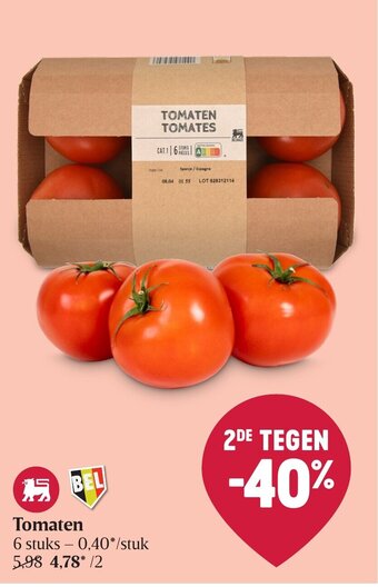 Delhaize Tomaten aanbieding