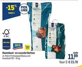 Houtskool- En Cocosbriketten