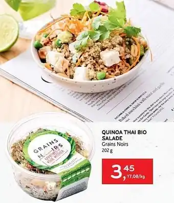 Alvo Quinoa thai bio salade grains noirs 202 g aanbieding