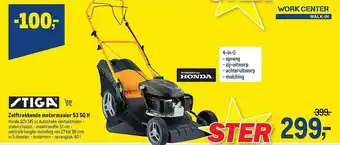 Stiga Zelftrekkende Motormaaier 53 Sq H