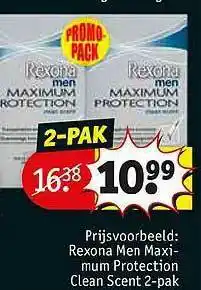 Kruidvat Rexona Men Maximum Protection aanbieding