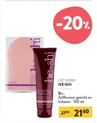 He-shi Zelfbruiner gezicht en lichaam - 150 ml