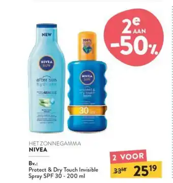 Di Nivea Protect & Dry Touch Invisible Spray SPF 30-200ml aanbieding