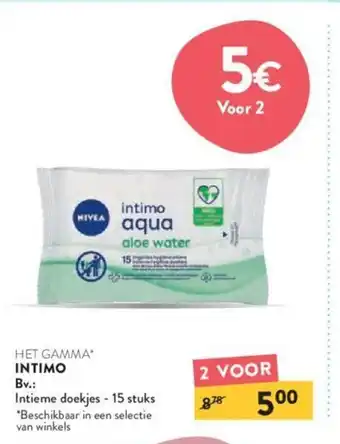 Di Intimo Intieme doekjes aanbieding