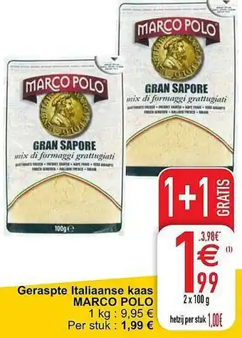 Cora Geraspte Italiaanse Kaas Marco Polo aanbieding