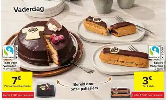 Carrefour Taart Voor Vanderdag aanbieding