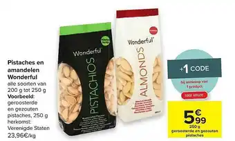 Pistaches En Amandelen Wonderful