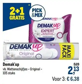 Demak`up wattenschijfjes - original