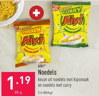 ALDI Aiki noedels 80g aanbieding