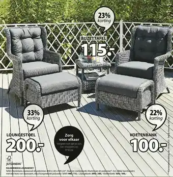 Jysk Jutlandia Falkenberg Loungeset aanbieding