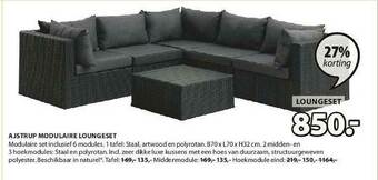 Jysk Ajstrup Modulaire Loungeset aanbieding