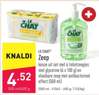 ALDI Le chat zeep 500ml aanbieding