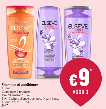 Delhaize Shampoo of conditioner aanbieding