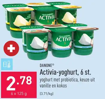 ALDI Danone activia-yoghurt, 6 st. 6 x 125g aanbieding