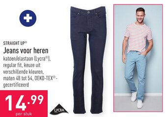 Straight up jeans voor heren