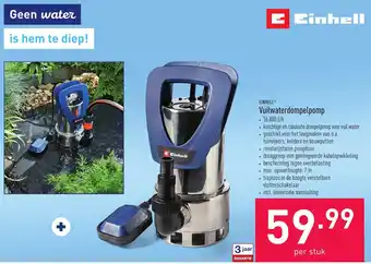 ALDI Einhell vuilwaterdompelpomp aanbieding