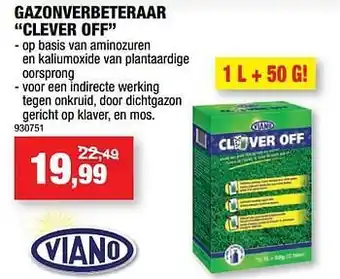 Gazonverbeteraar clever off 1 L + 50 g