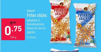 ALDI Pirato frites sticks 150g aanbieding