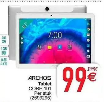Archos tablet core 101