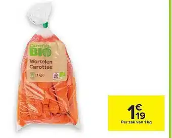 Carrefour Market Wortelen carottes aanbieding